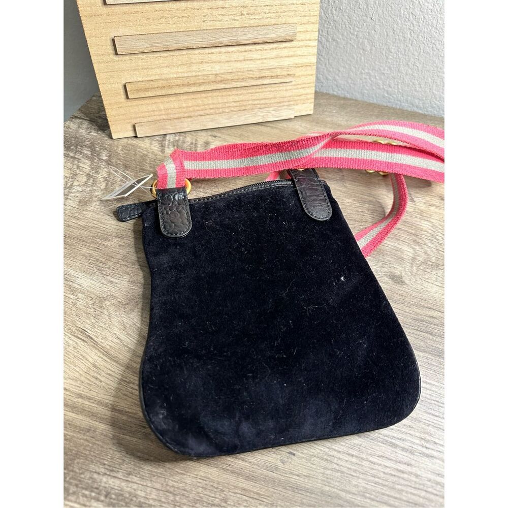 Juicy Couture Y2K 2000s Crest Velour Crossbody Purse NWT - Picture 3 of 5